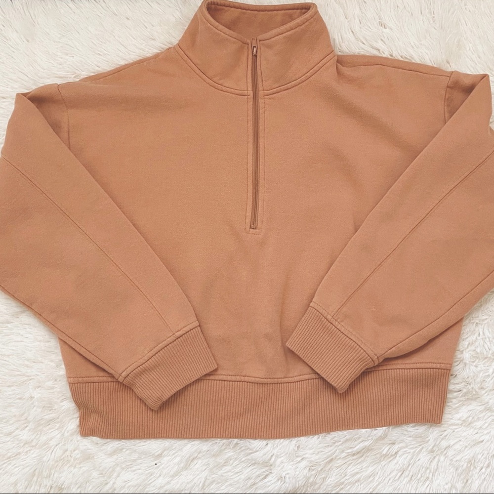 Fleece Quarter Zip Sweatshirt